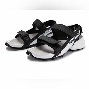 Salomon Black and White Outdoor Sandals